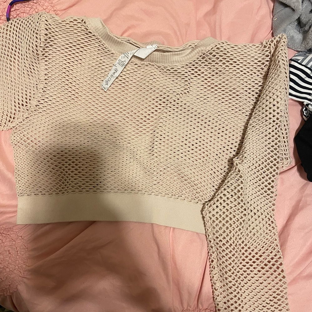 Mesh Crop Top